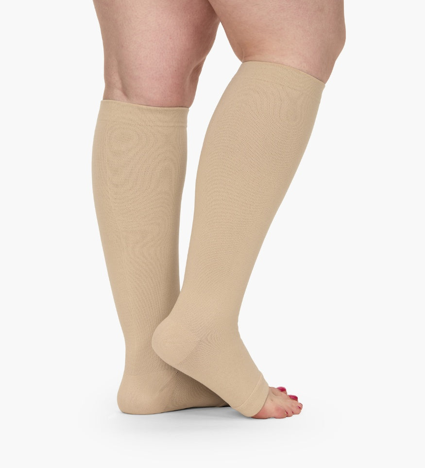StrideMuse™ Toeless Wide Compression Socks For Pain Relief