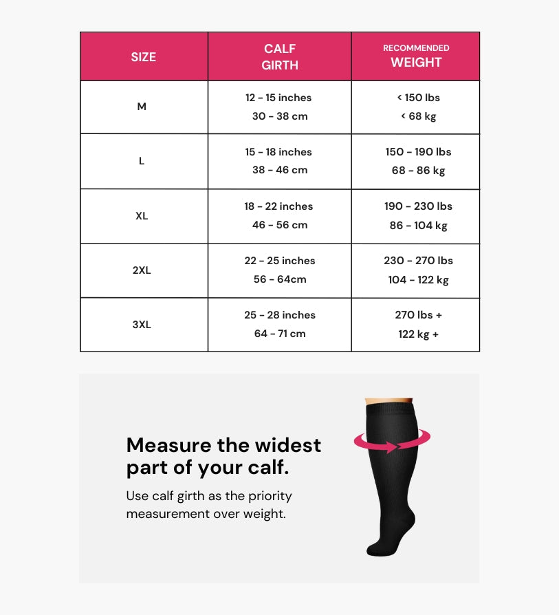 StrideMuse™ Advanced Wide Compression Socks For Pain Relief