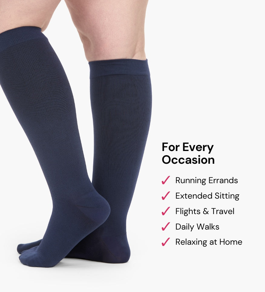 StrideMuse™ Advanced Wide Compression Socks For Pain Relief