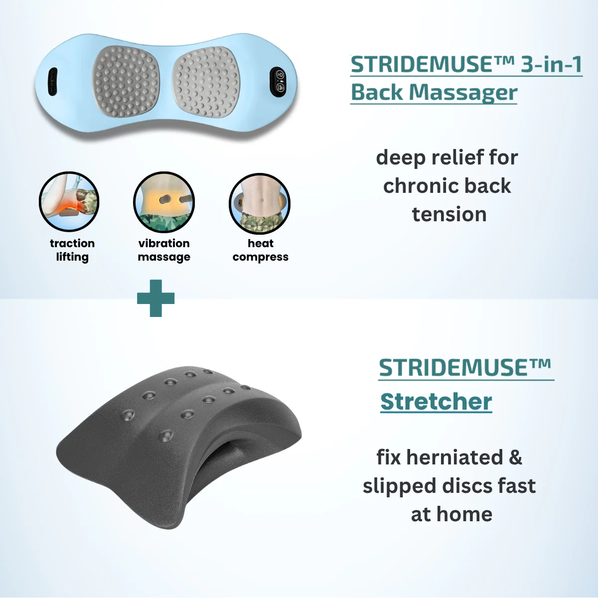 Back Massager + Back Stretcher