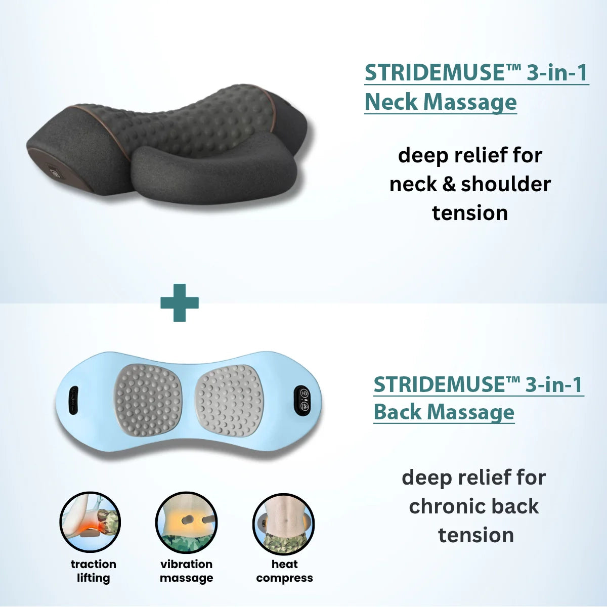 Neck Massager + Back Massager