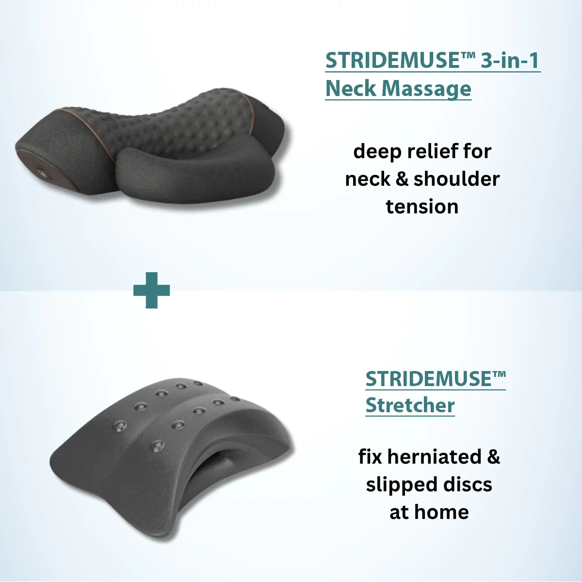 Neck Massager + Back Stretcher